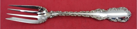Salad Fork fancy fluted 6 7/8